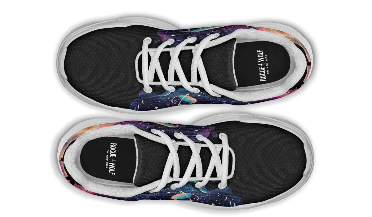 Nebula Chunky Sneakers - Light Breathable and Comfortable Sports Shoes with Platform Soles