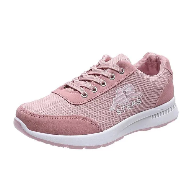 New Sneakers Women's Sports | 2022 Spring Fashion Lace-Up Casual Running Shoes | Vibrant Mixed Colors