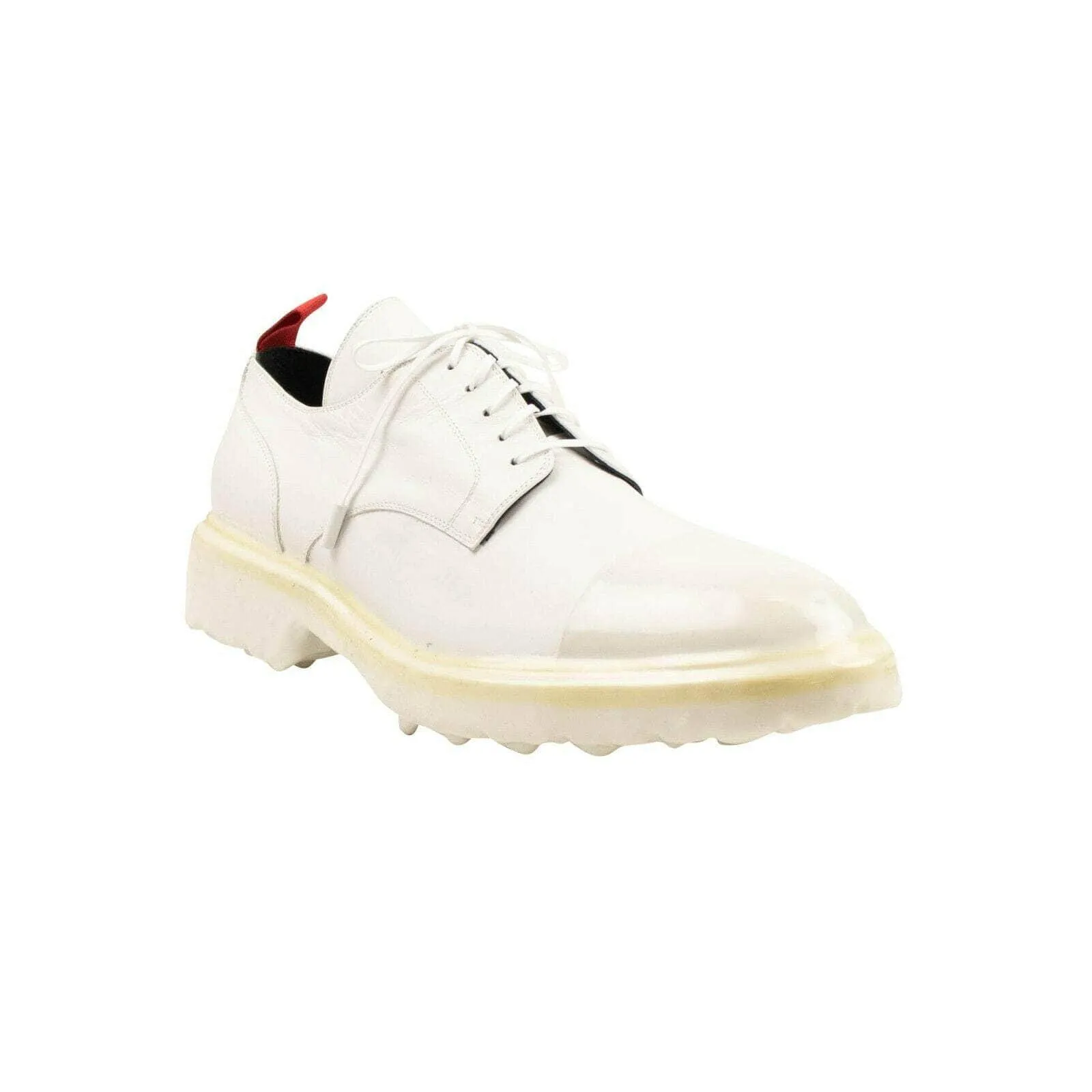 NIB 424 ON FAIRFAX White Dipped Low Top Sneakers Size 9/42 $1320