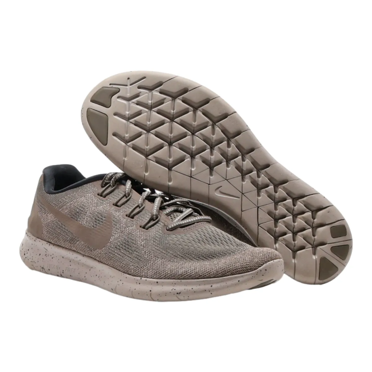 NIKE Sneaker Trainers Grey Synthetic Mens UK 8