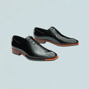 Pantheon Geometric Oxford Shoes –Italian Leather Men's Dress Shoes