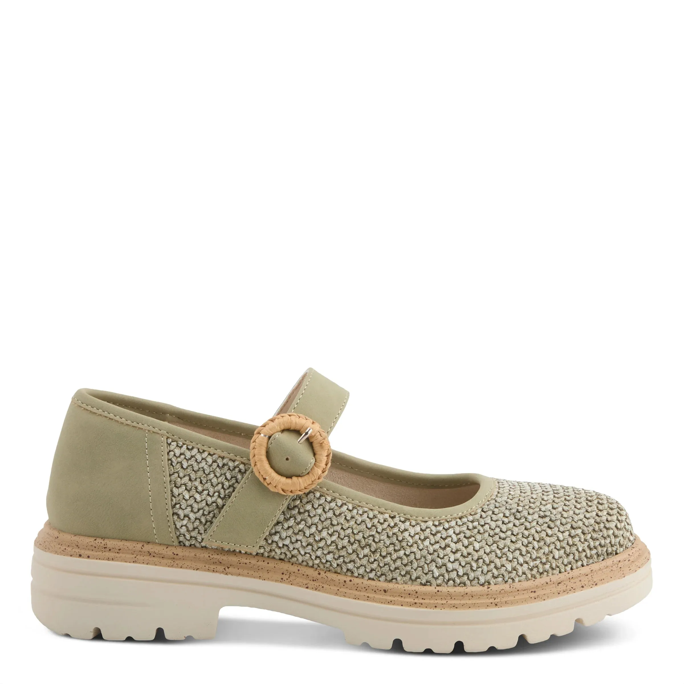 Patrizia by Spring Step Demure Mary Jane Shoe - Sage Green