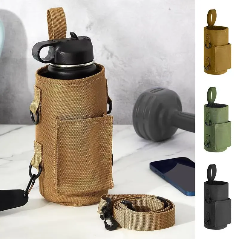 Portable Magnetic Water Bottle Bag Non Slip Magnetic Gym Sling Bag Fitness Magnetic Water Bottle Carrier Holder Water Bottle Bag