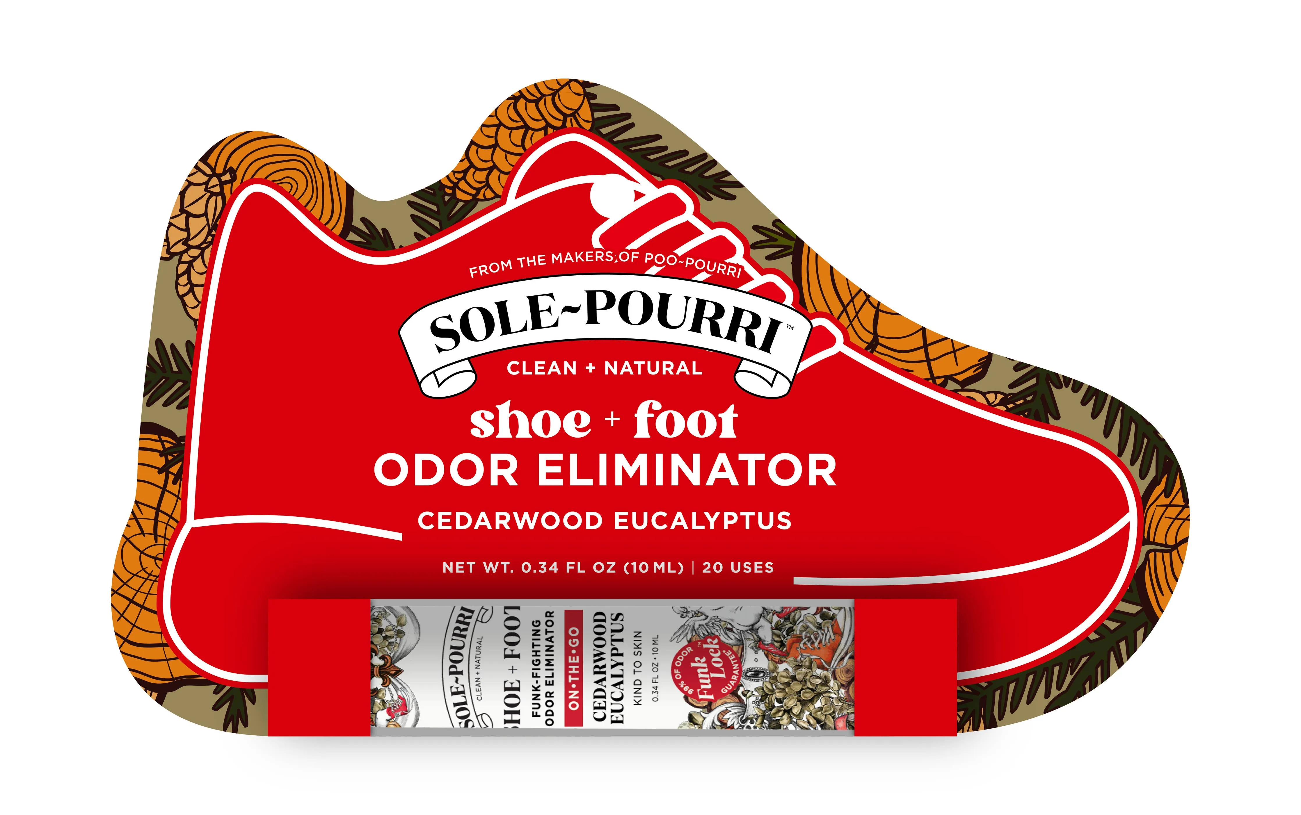 ~Pourri - Sole~Pourri Shoe   Foot Odor Spray Cedarwood 10mL