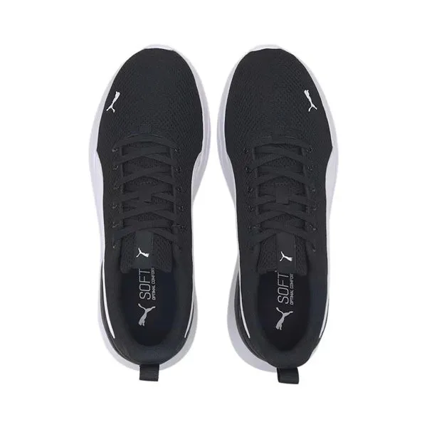 PUMA ANZARUN LITE RUNNING SHOES FOR MEN, PUMA BLACK & PUMA WHITE