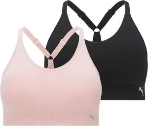 PUMA Women's 2 Pack Y-Back Seamless Sports Bra