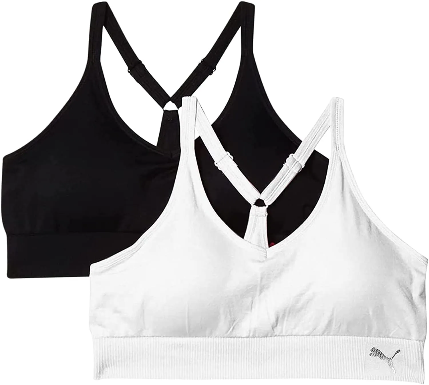 PUMA Women's 2 Pack Y-Back Seamless Sports Bra