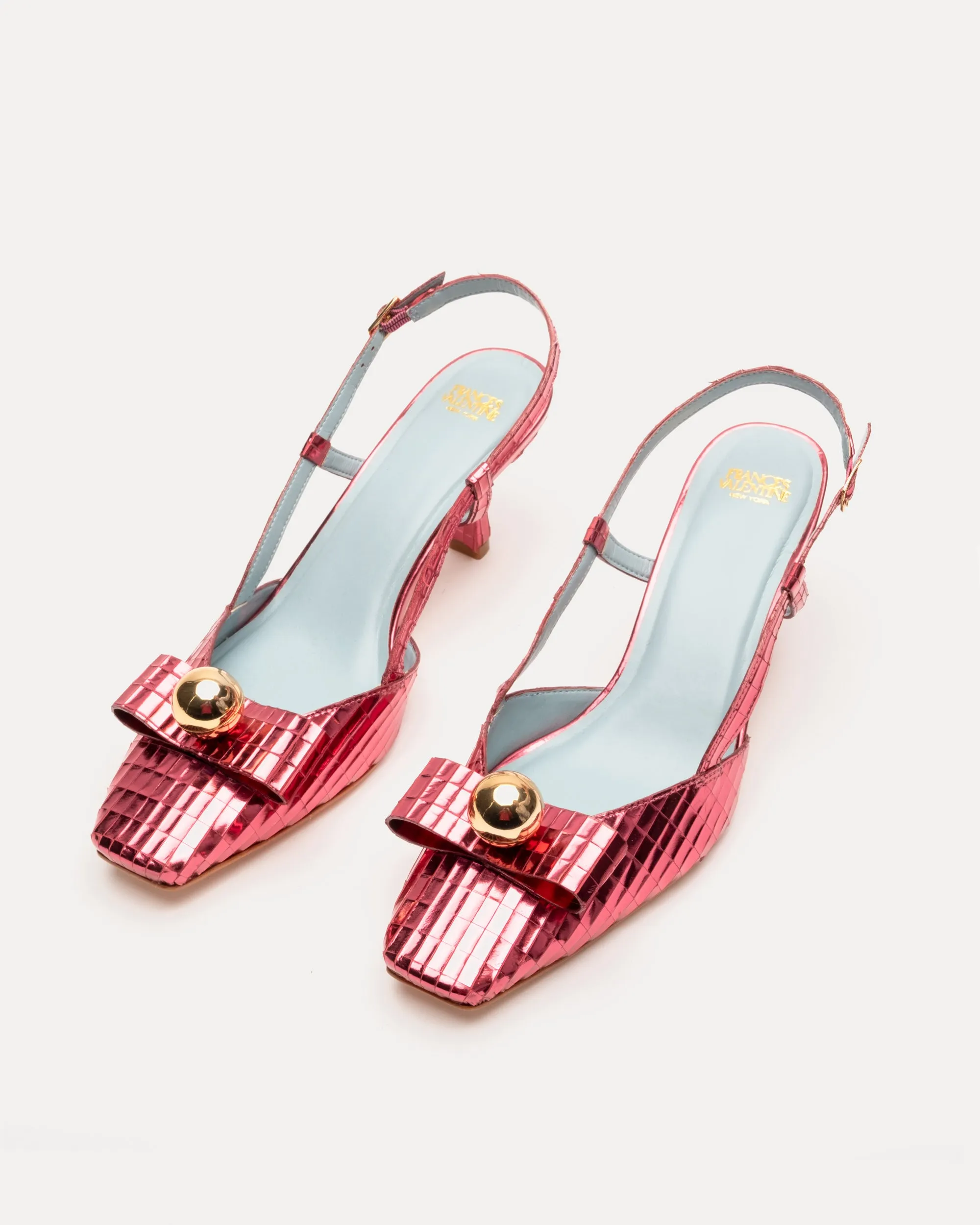 Raquel Pump Disco Leather Rose