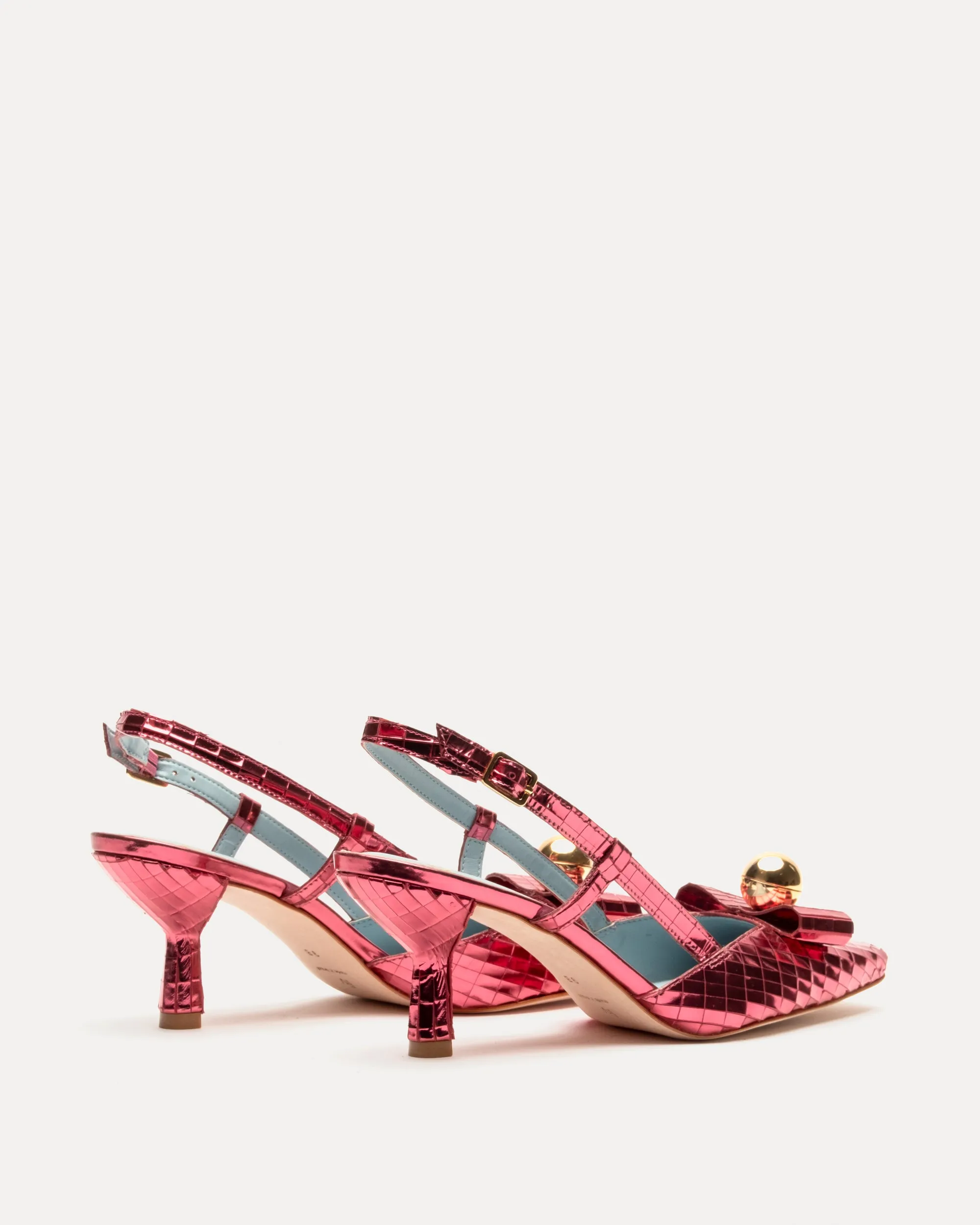 Raquel Pump Disco Leather Rose