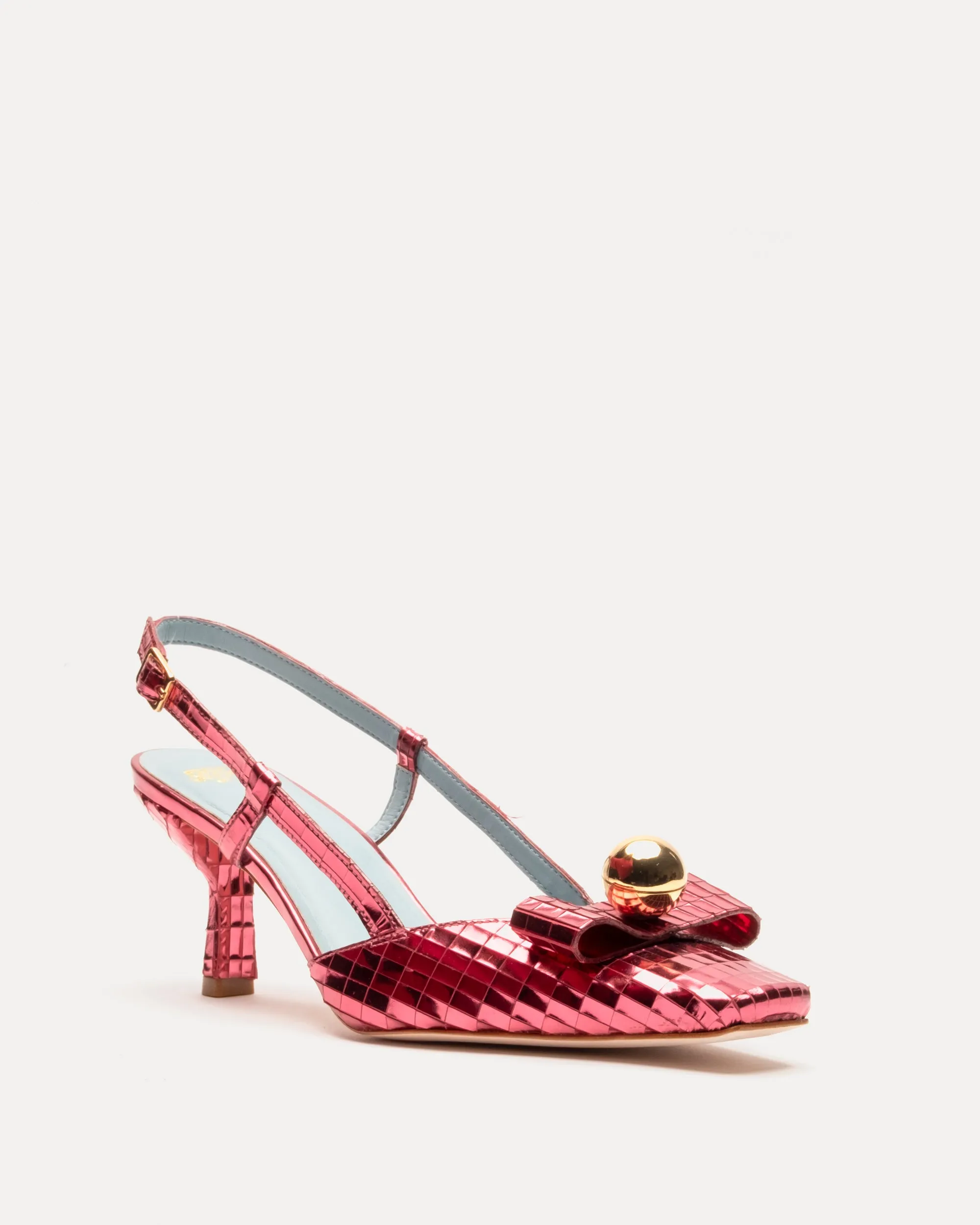 Raquel Pump Disco Leather Rose