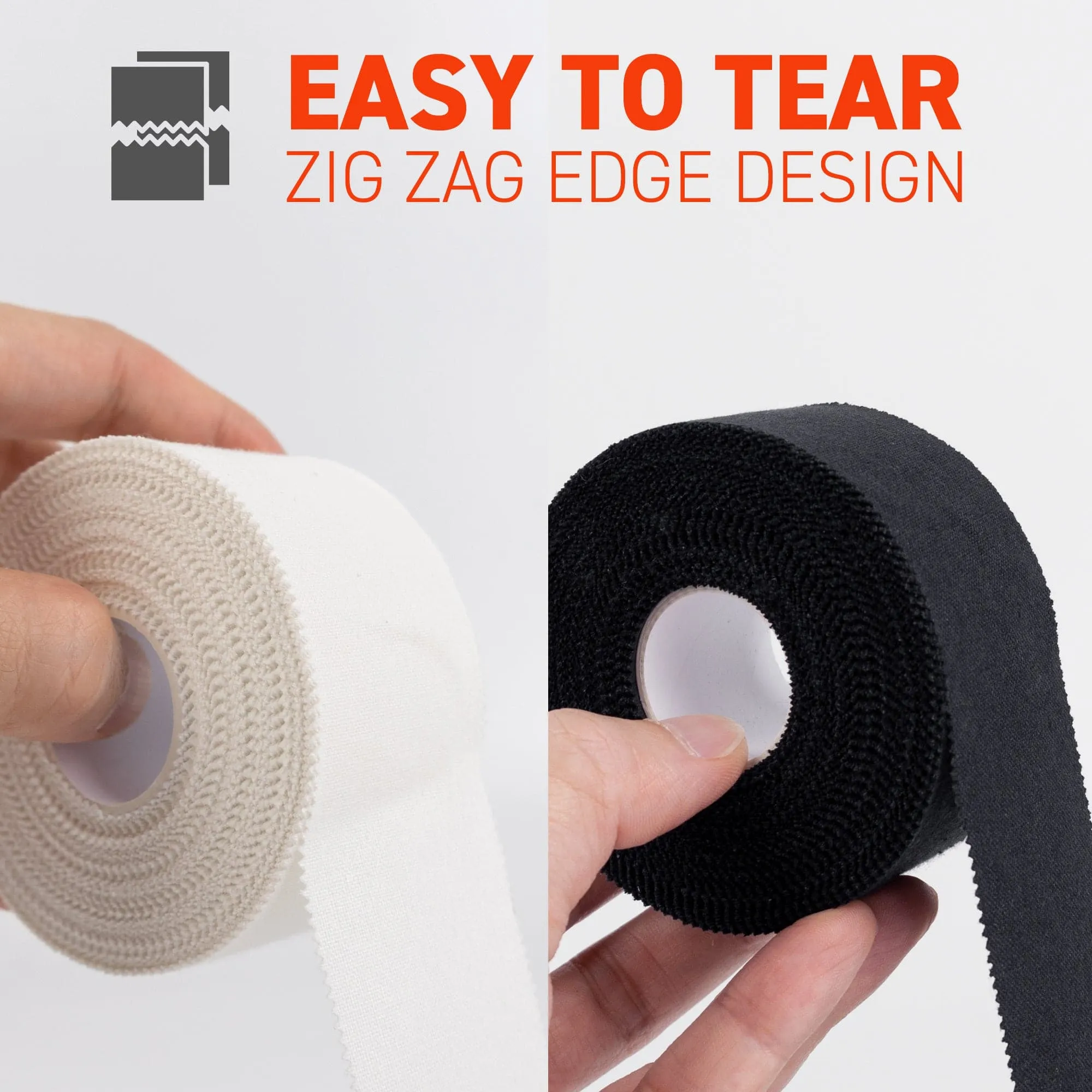 Ready First Aid Athletic Sport Tapes- (1.5' x 15 Yrd) (White)