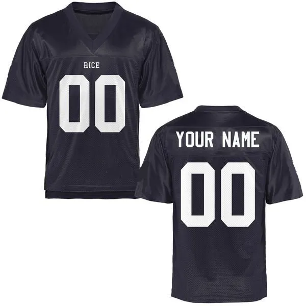 Rice Owls Style Customizable Football Jersey