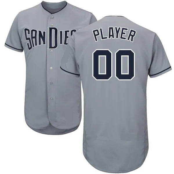 San Diego Padres Customizable Pro Style Baseball Jersey - 4 Styles Available