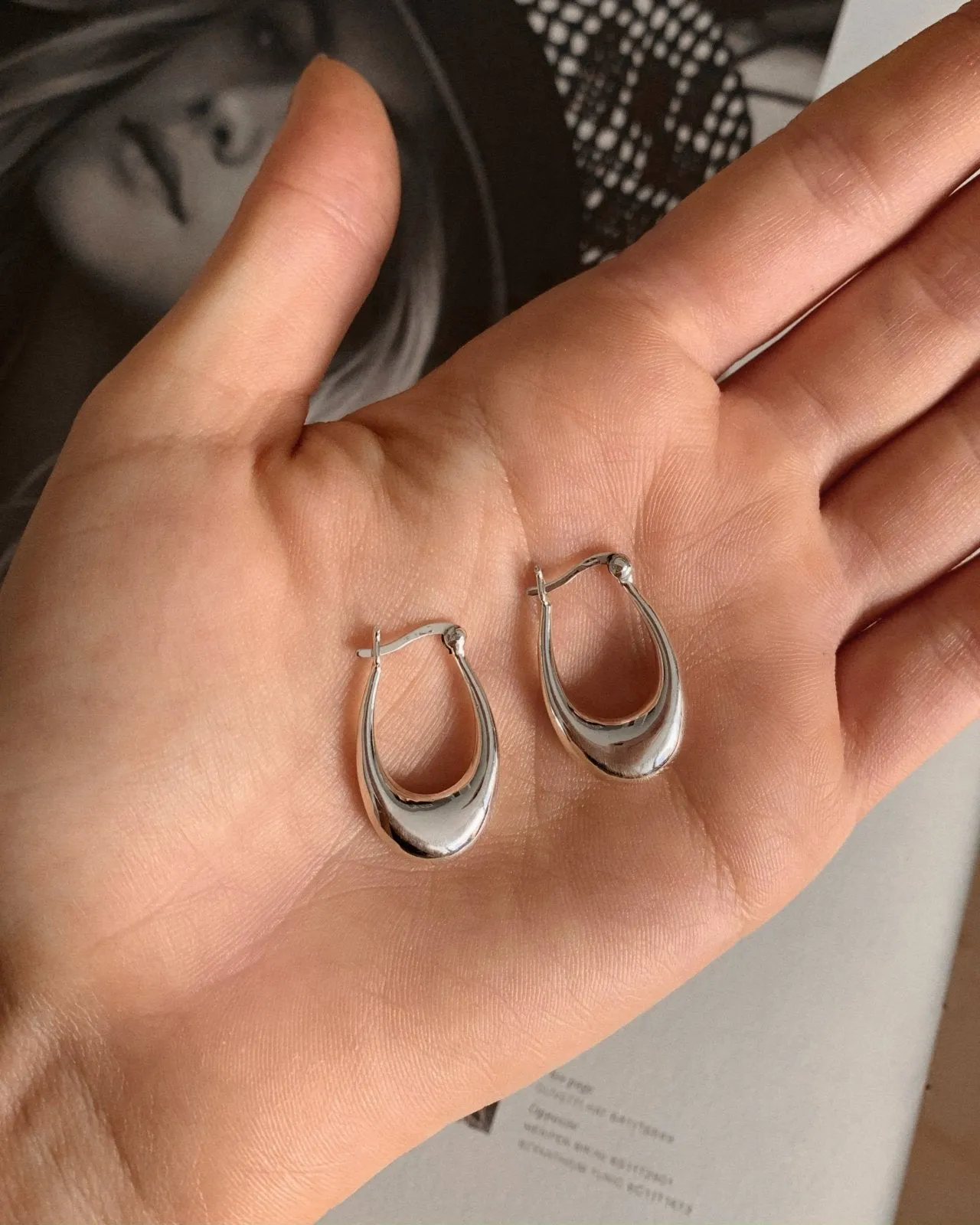 Saski Hoop Earrings  - Sterling Silver