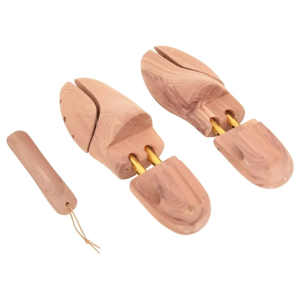 Shoe Stretcher with Shoe Horn EU 42-43 Solid Wood Cedar