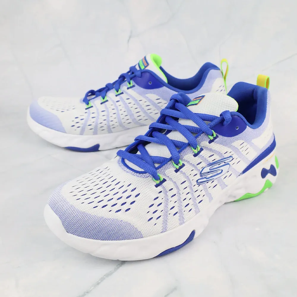 Skechers Eclipse Sports Lifestyle Shoes For Men, White & Purple