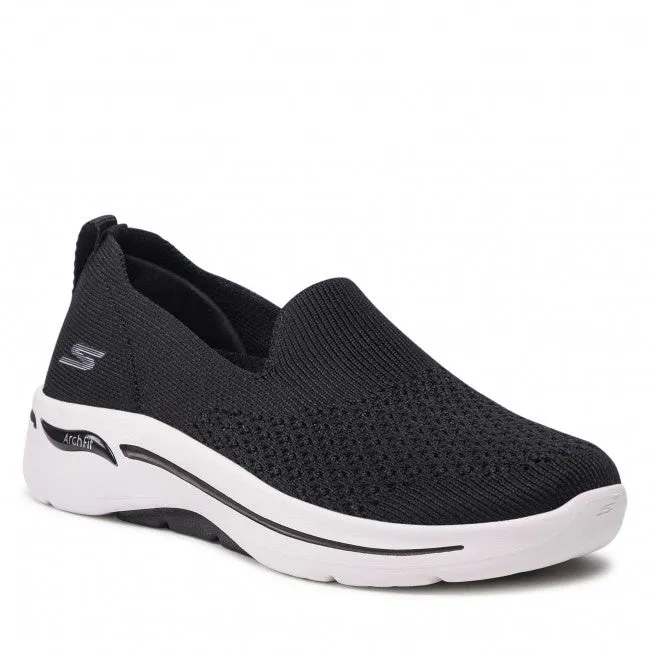 SKECHERS GOWALK ARCH FIT - DELORA - 124418 - BKW