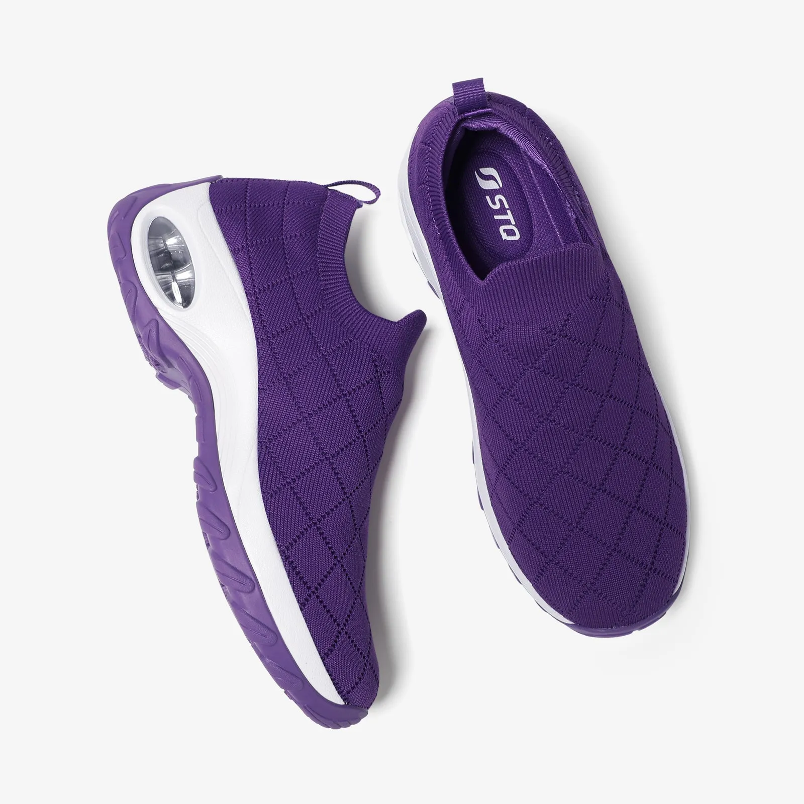 STQ Womens Slip on Sock Sneakers
