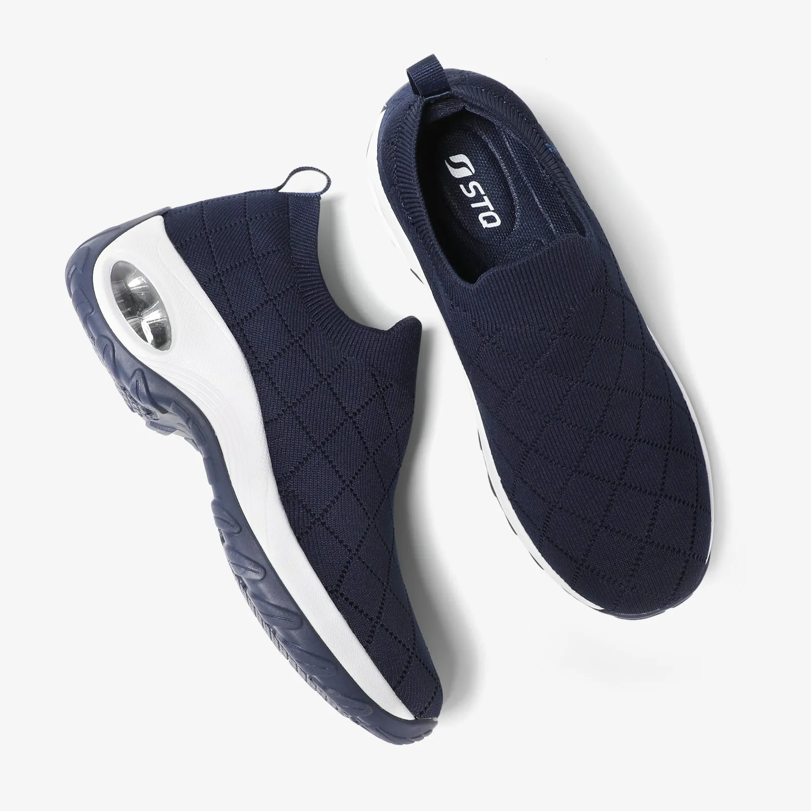 STQ Womens Slip on Sock Sneakers