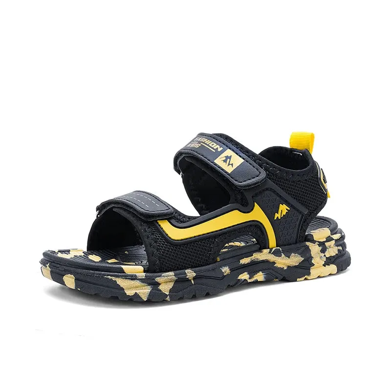 Summer Popular Hook Loop Fastener Camouflage Beach Sandals Water Children's Sports Slippers Boys Lightweight Anti Slip Shoes