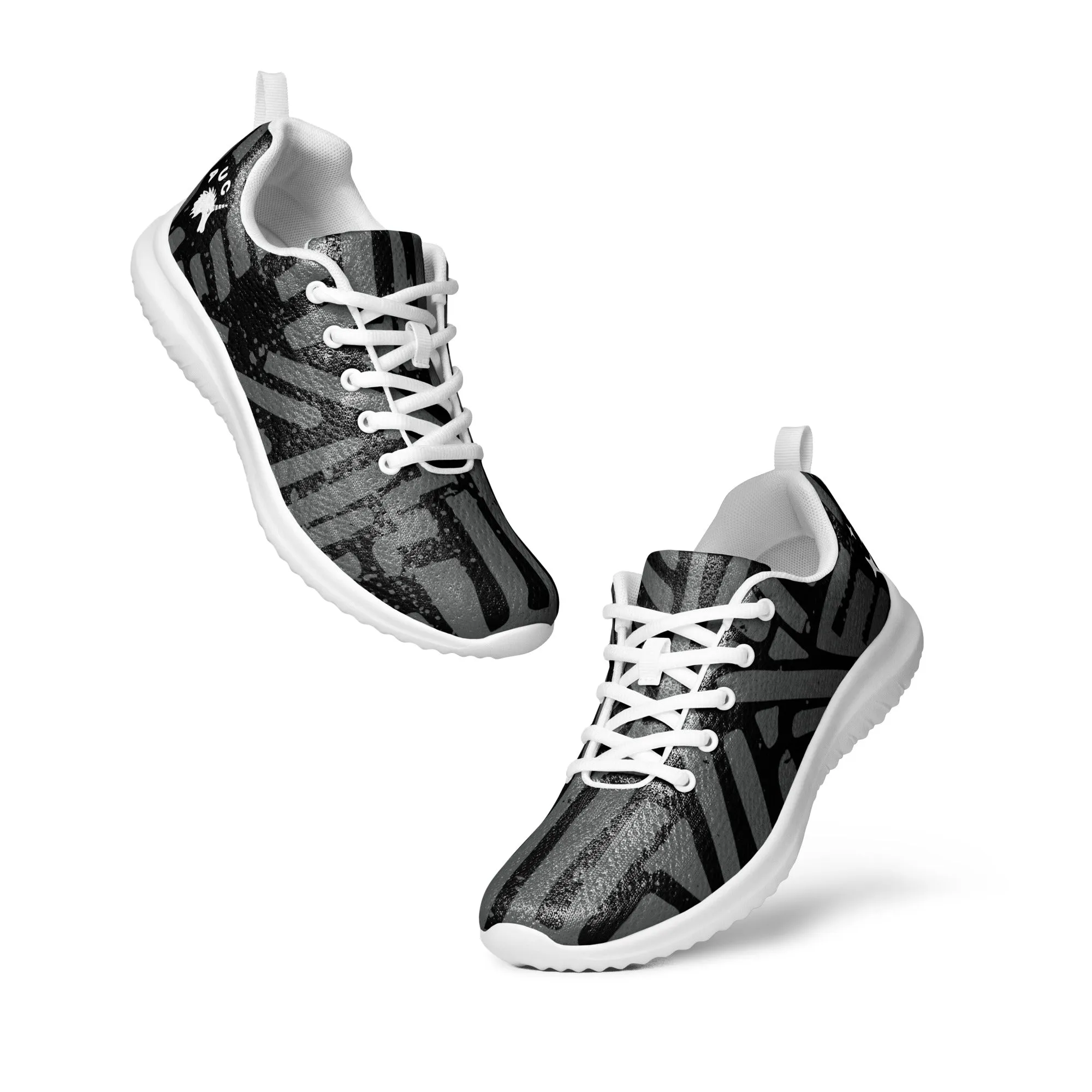 Take a Left at the Fork (Charcoal) - Fly-Knit Shoes - Women's