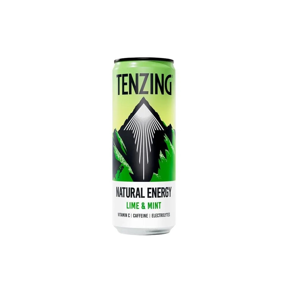 Tenzing Lime & Mint Natural Energy Drink 250ml