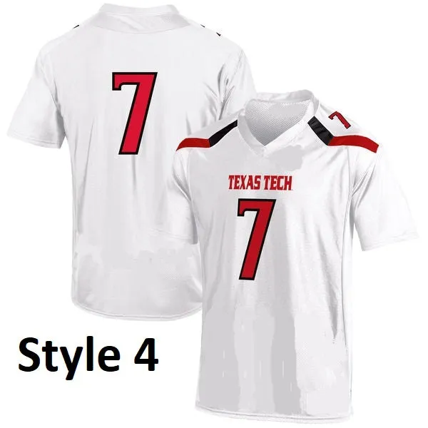 Texas Tech Red Raiders Style Customizable Football Jersey