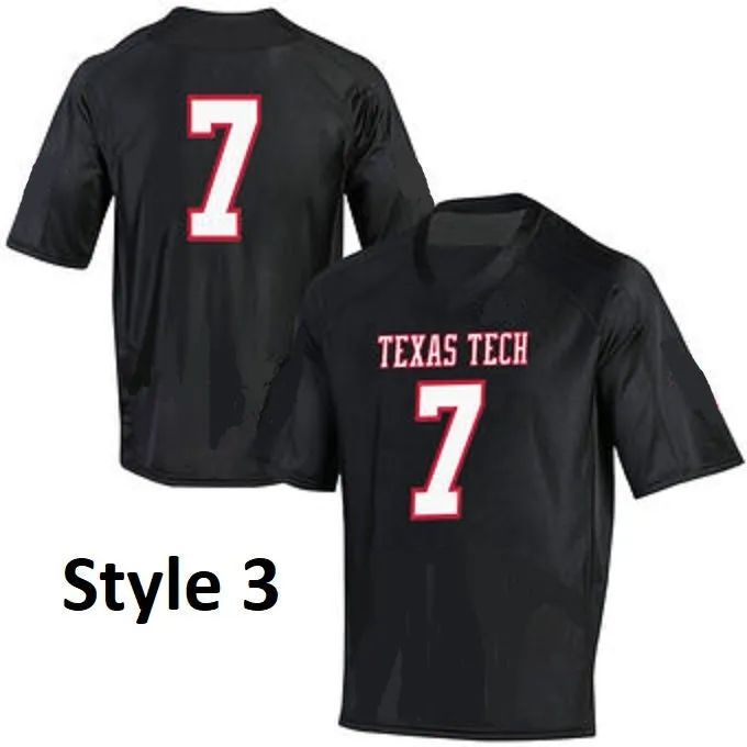 Texas Tech Red Raiders Style Customizable Football Jersey