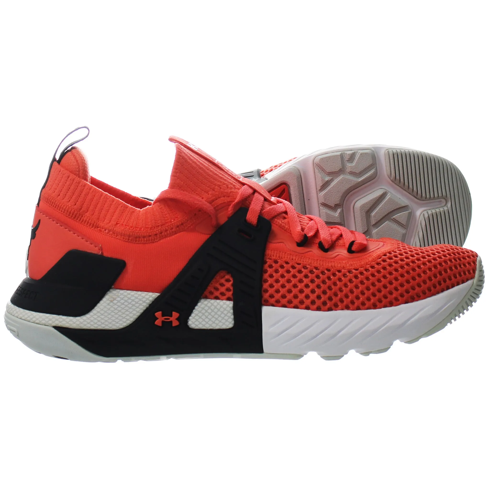 Under Armour Project Rock 4 Womens Red Trainers