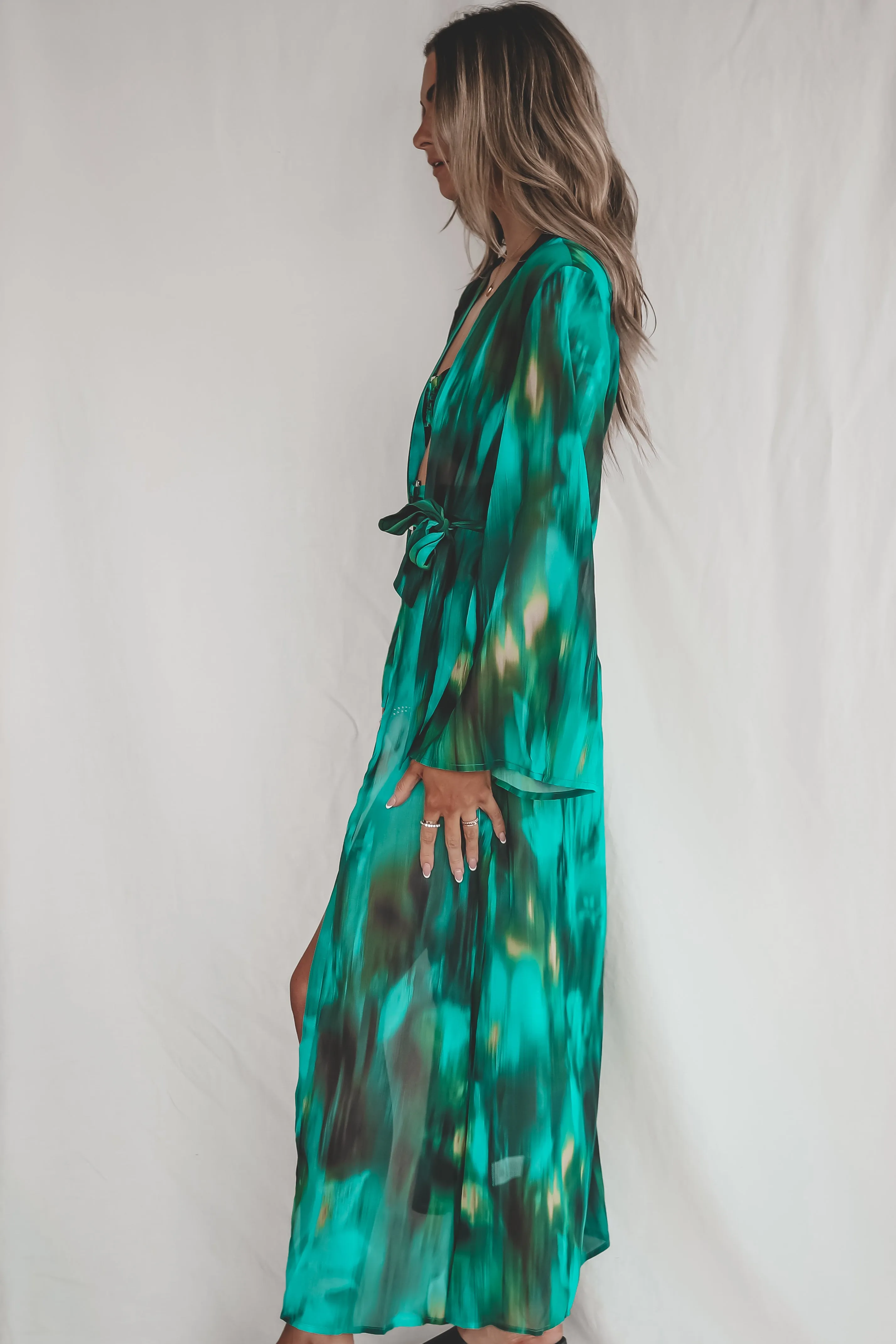 Under The Sea Multi Color Sheer Cover Up