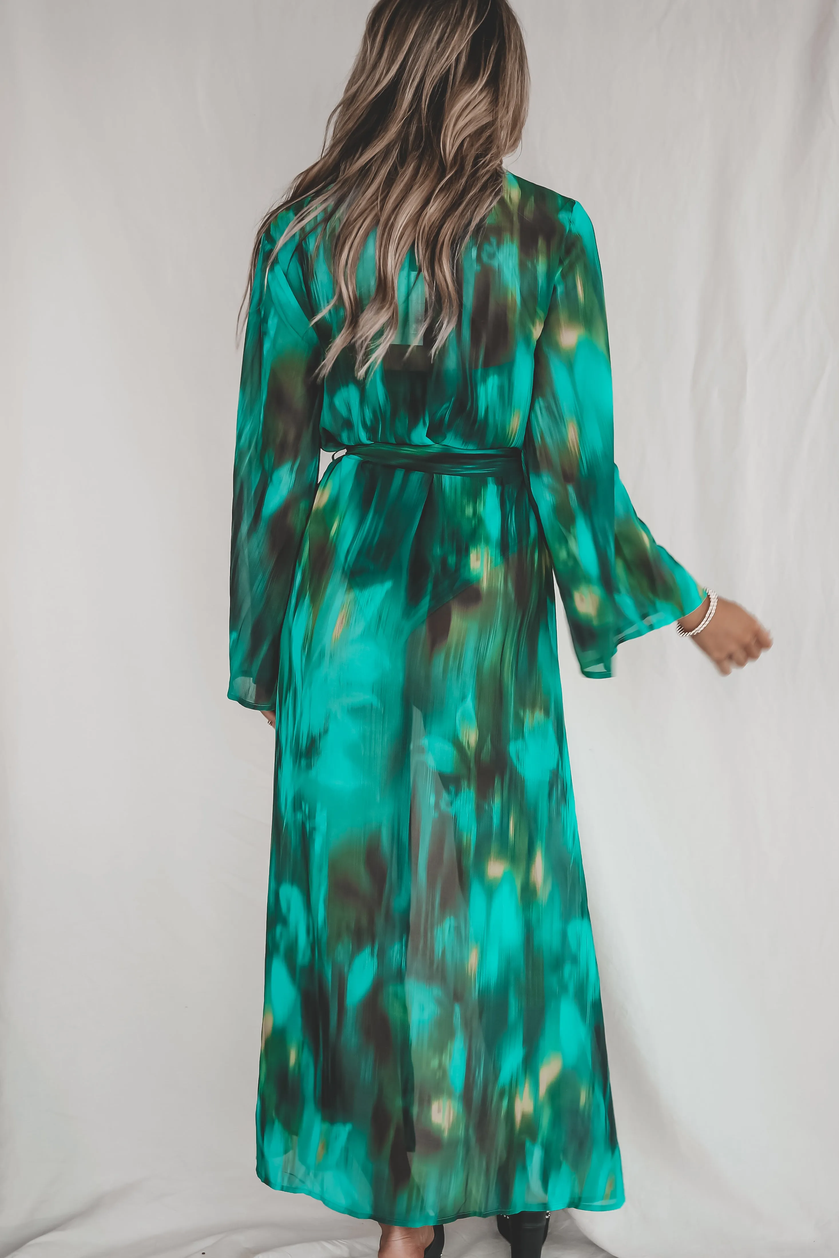 Under The Sea Multi Color Sheer Cover Up