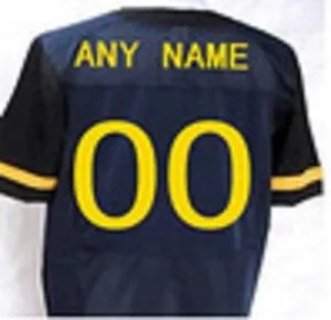 West Virginia Mountaineers Style Customizable Football Jersey