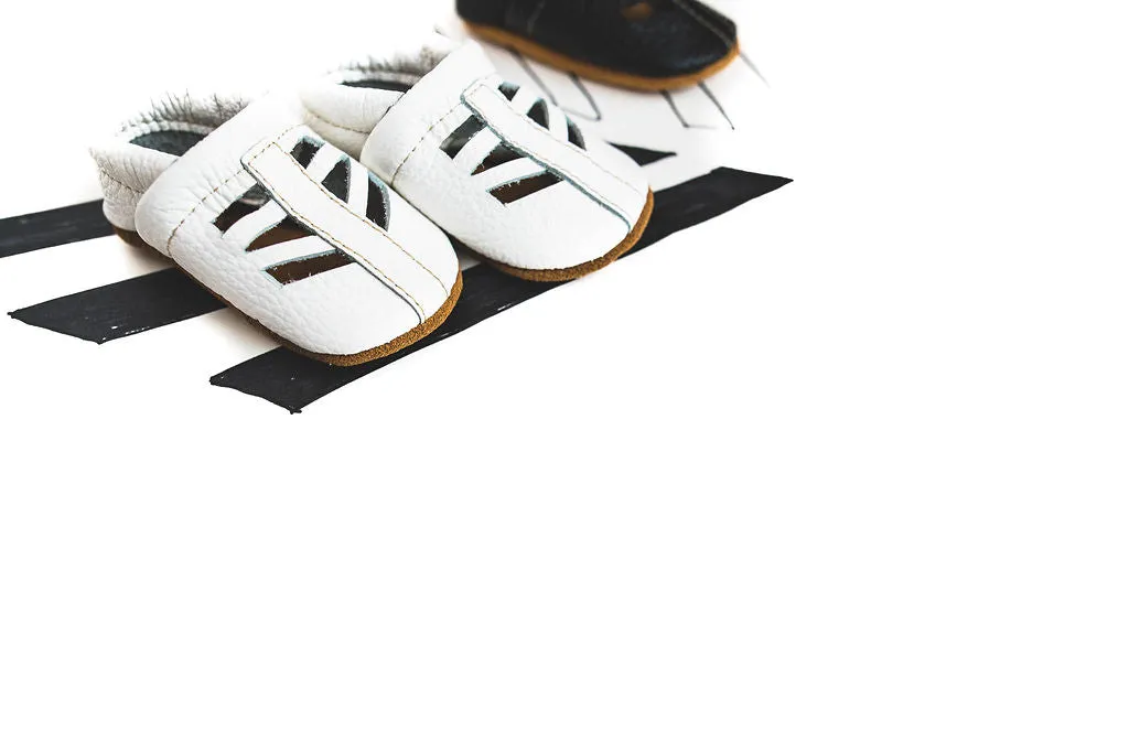 White & Black SEQUOIA Shoes Baby and Toddler