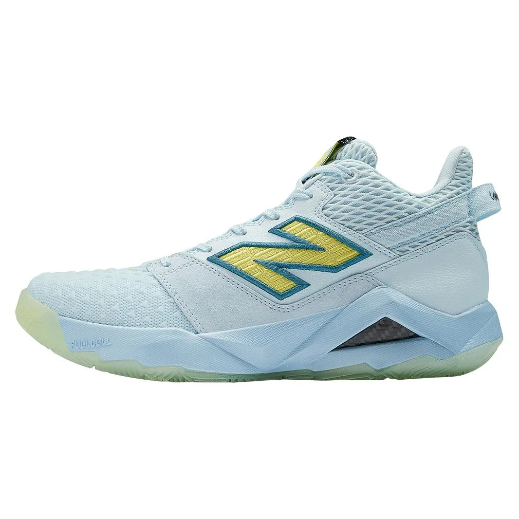 Women`s Coco CG2 D Width Tennis Shoes Quarry Blue and Firefly