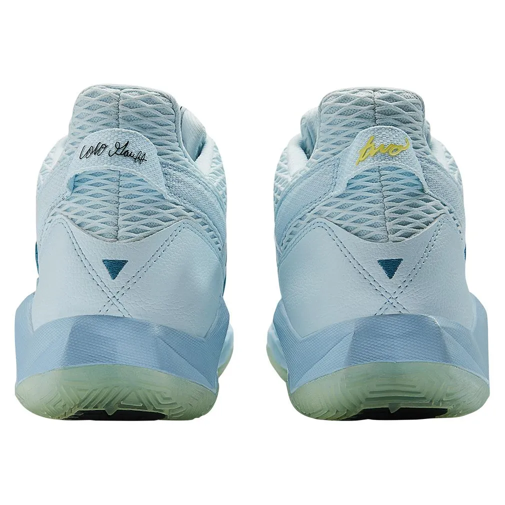 Women`s Coco CG2 D Width Tennis Shoes Quarry Blue and Firefly