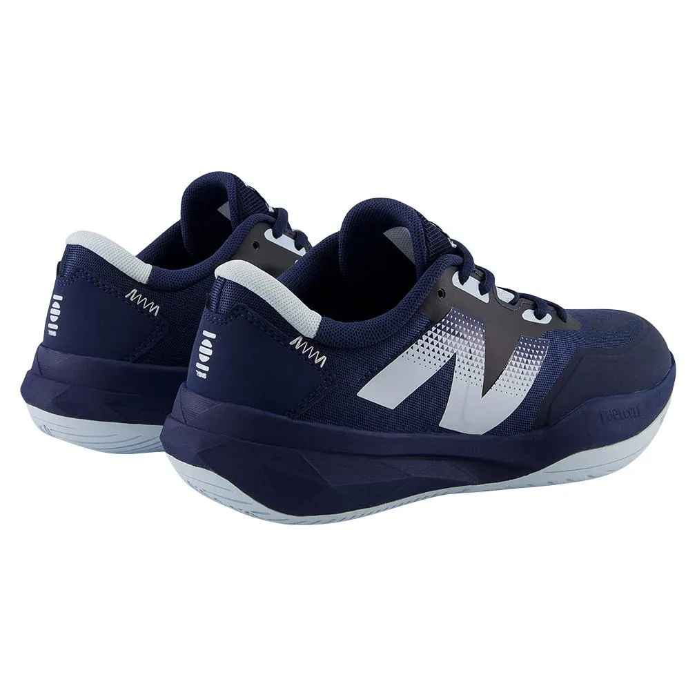 Women's FuelCell 796v4 B Width Tennis Shoes Navy and Quarry Blue