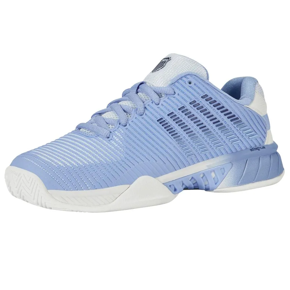 Women's Hypercourt Express 2 Wide Tennis Shoes Bright White and Open Air