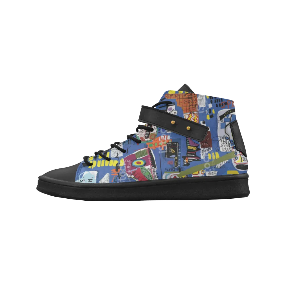Women's Print design Lyra Round Toe Leather Women's sports Shoes