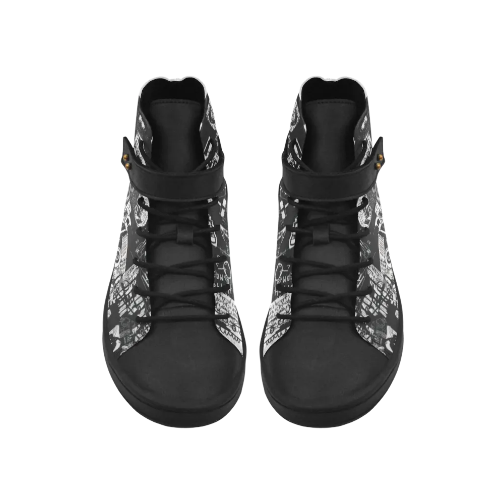Women's print Lyra Round Toe Women's Fashion Leather sports Shoes