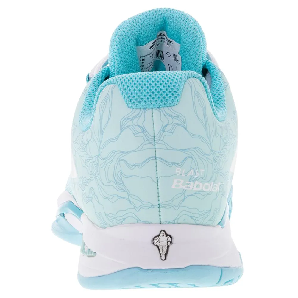 Women's Propulse Blast All Court Tennis Shoes Tanager Turqioise