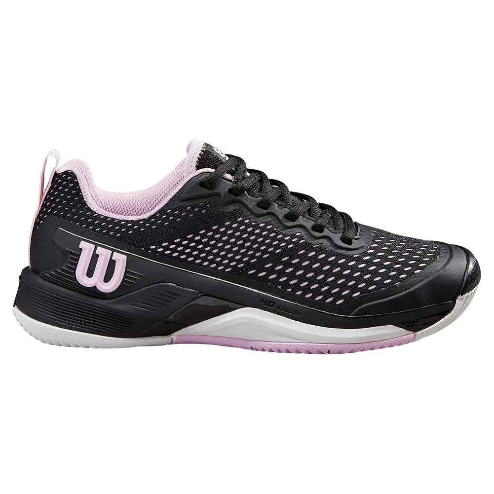 Women's Rush Pro 4.5 Tennis Shoes Black and Pirouette