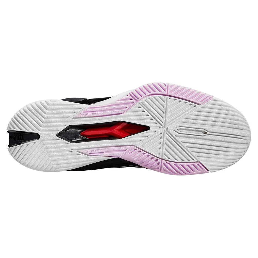 Women's Rush Pro 4.5 Tennis Shoes Black and Pirouette