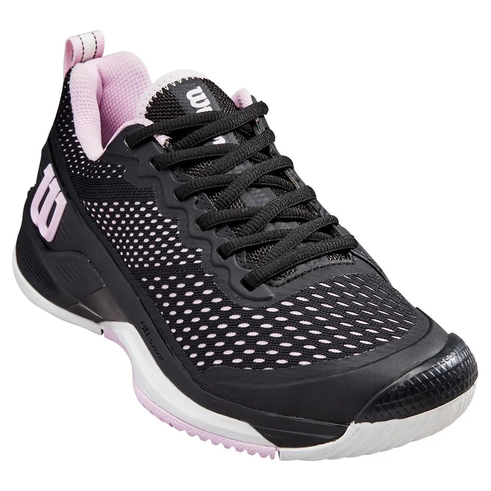 Women's Rush Pro 4.5 Tennis Shoes Black and Pirouette