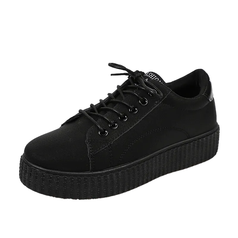 Women's Shoes Student Sports Thick Sole Shoes