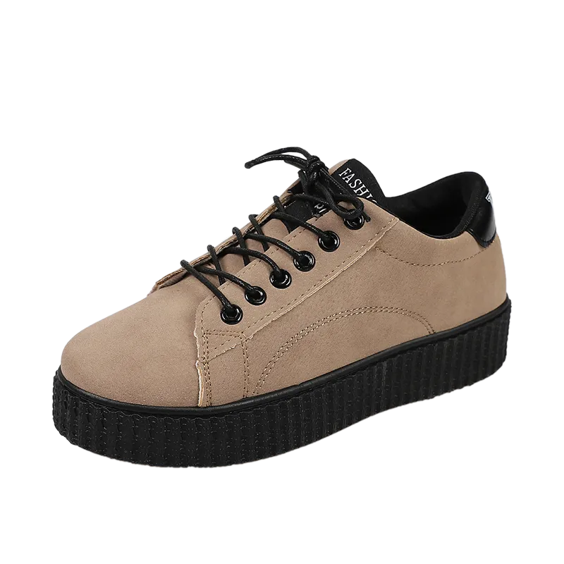 Women's Shoes Student Sports Thick Sole Shoes