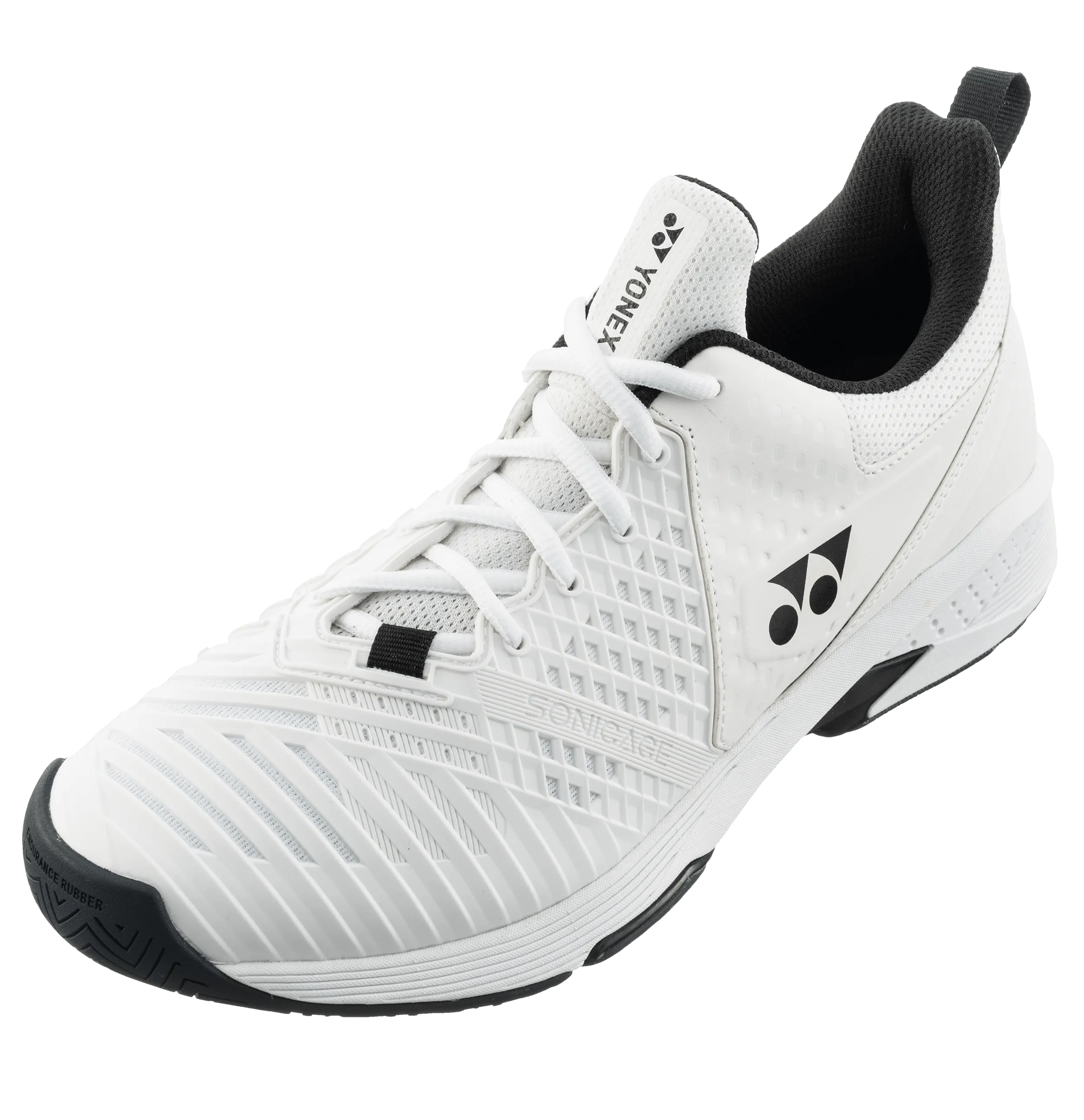 Yonex Power Cushion Sonicage 3 Plus 4.5E Wide Unisex Tennis All Court Shoe White