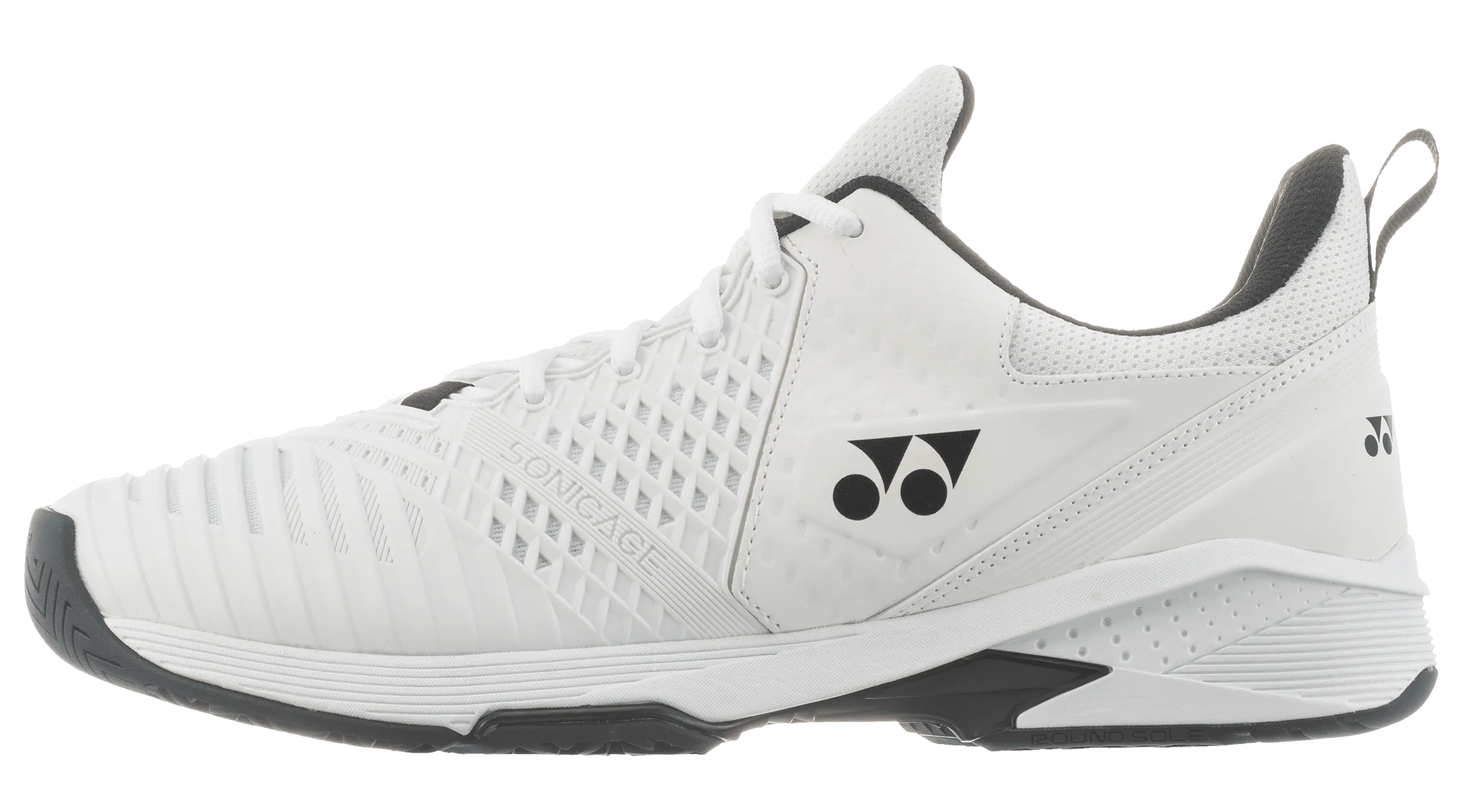 Yonex Power Cushion Sonicage 3 Plus 4.5E Wide Unisex Tennis All Court Shoe White