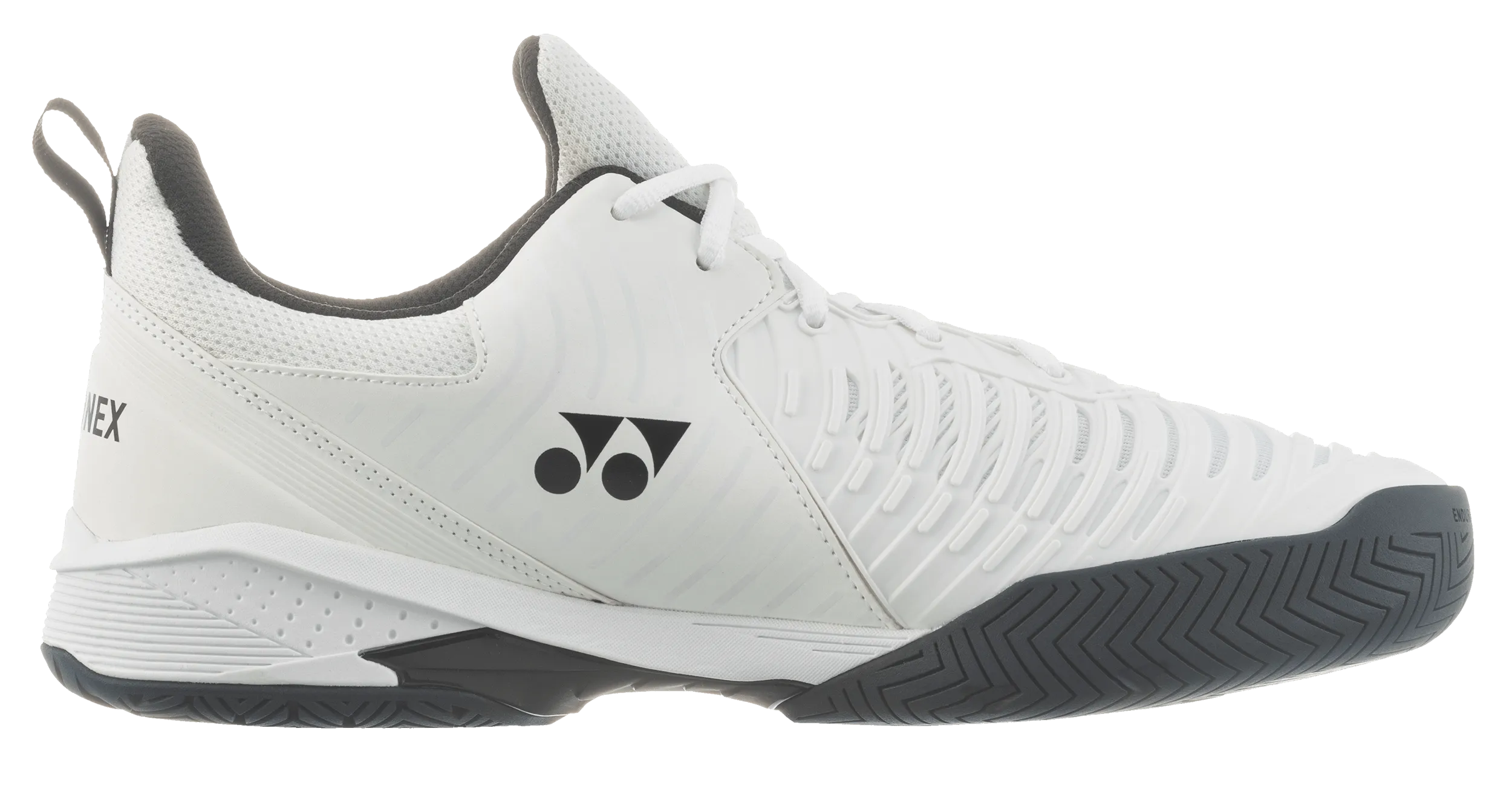 Yonex Power Cushion Sonicage 3 Plus 4.5E Wide Unisex Tennis All Court Shoe White